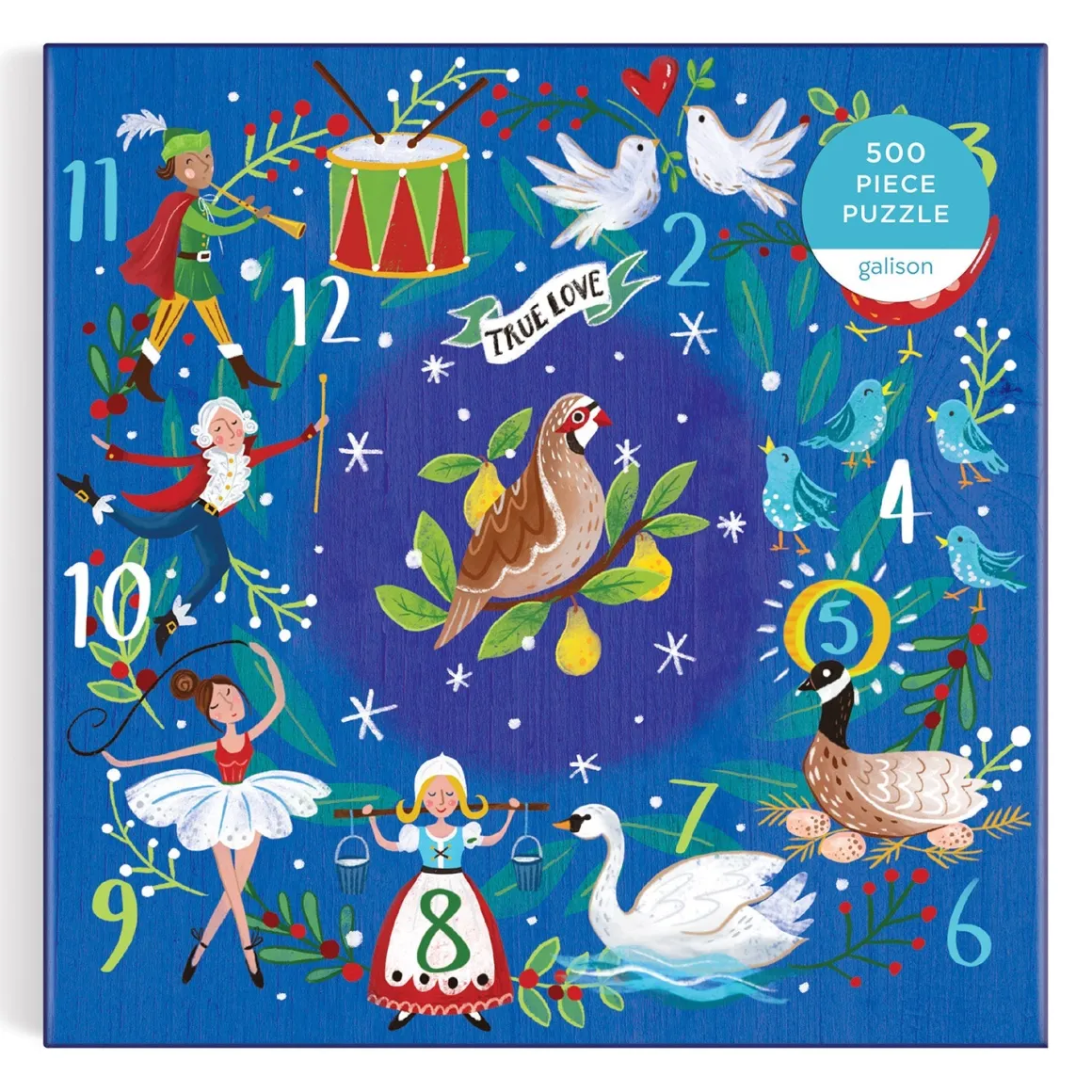 12 Days Wreath 500 Piece Puzzle