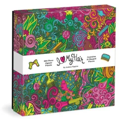 Andrea Pippins I Love My Hair 500 Piece Puzzle with Shaped Pieces