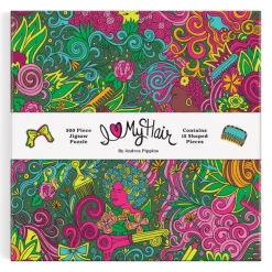 Andrea Pippins I Love My Hair 500 Piece Puzzle with Shaped Pieces