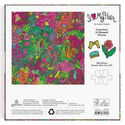 Andrea Pippins I Love My Hair 500 Piece Puzzle with Shaped Pieces