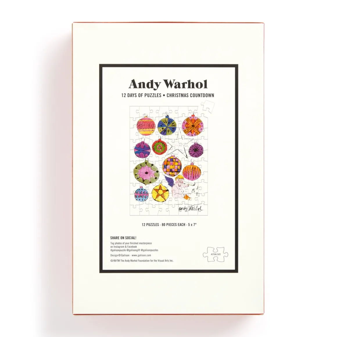 Andy Warhol 12 Days of Puzzles Christmas Countdown