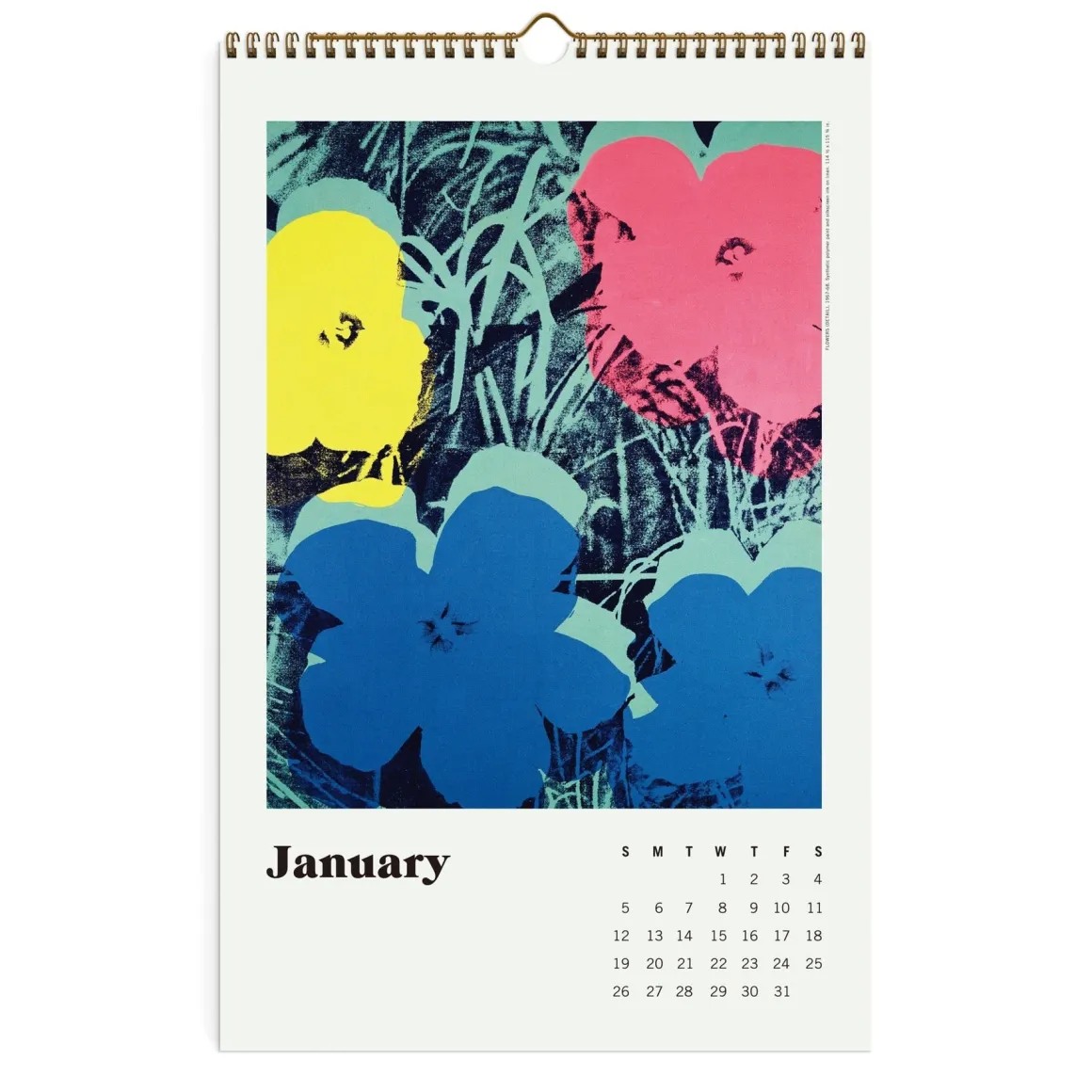 Andy Warhol 2025 Wall Calendar