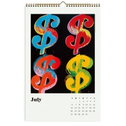 Andy Warhol 2025 Wall Calendar
