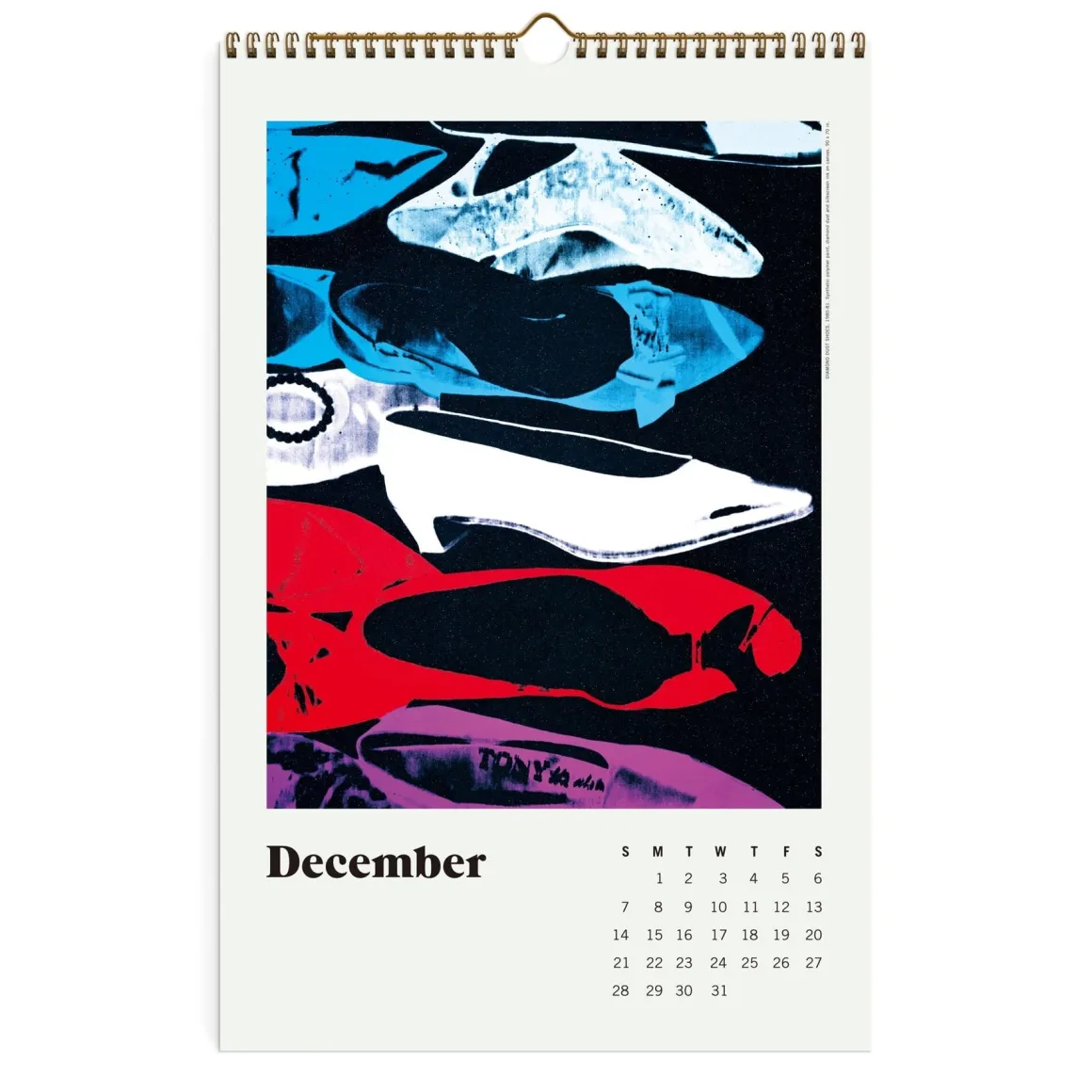 Andy Warhol 2025 Wall Calendar