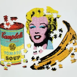 Andy Warhol Banana 100 Piece Mini Shaped Jigsaw Puzzle