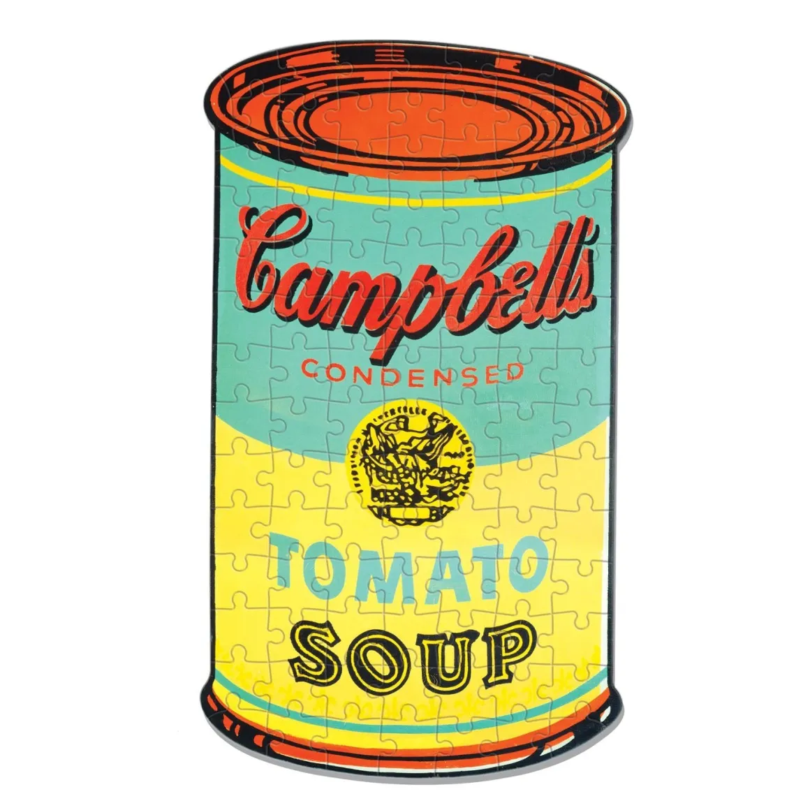 Andy Warhol Campbell's Soup 100 Piece Mini Shaped Jigsaw Puzzle
