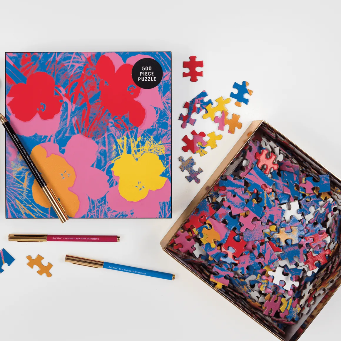 Andy Warhol Flowers 500 Piece Jigsaw Puzzle