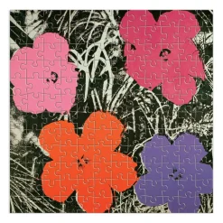 Andy Warhol Flowers 144 Piece Wood Puzzle