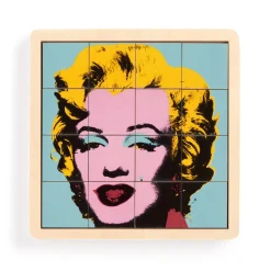 Andy Warhol Marilyn 2-in-1 Sliding Wood Puzzle