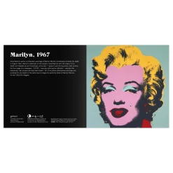 Andy Warhol Marilyn 2-in-1 Sliding Wood Puzzle