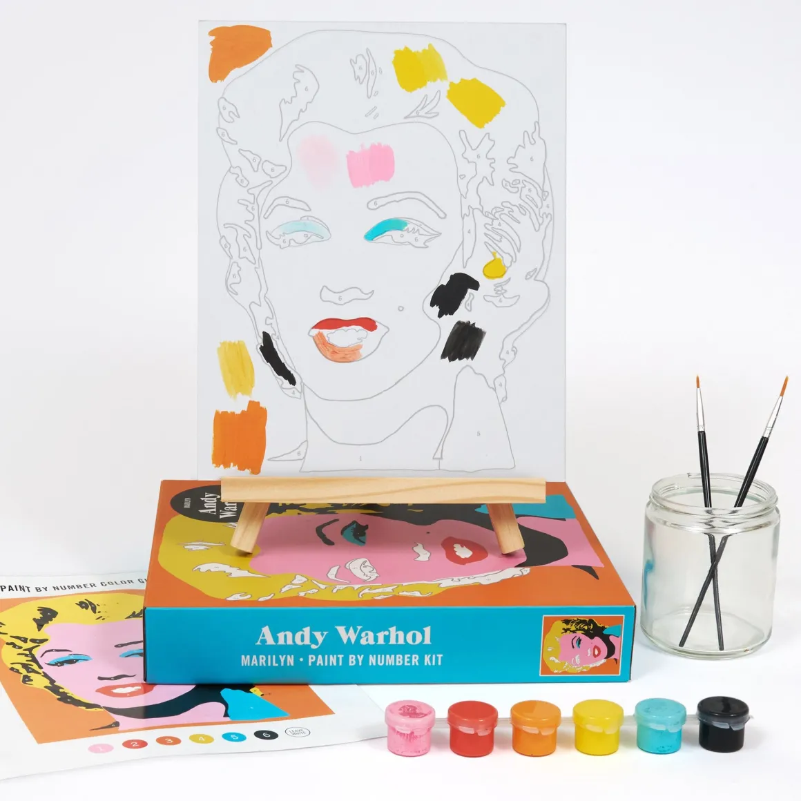 Andy Warhol Marilyn Paint By Number Kit