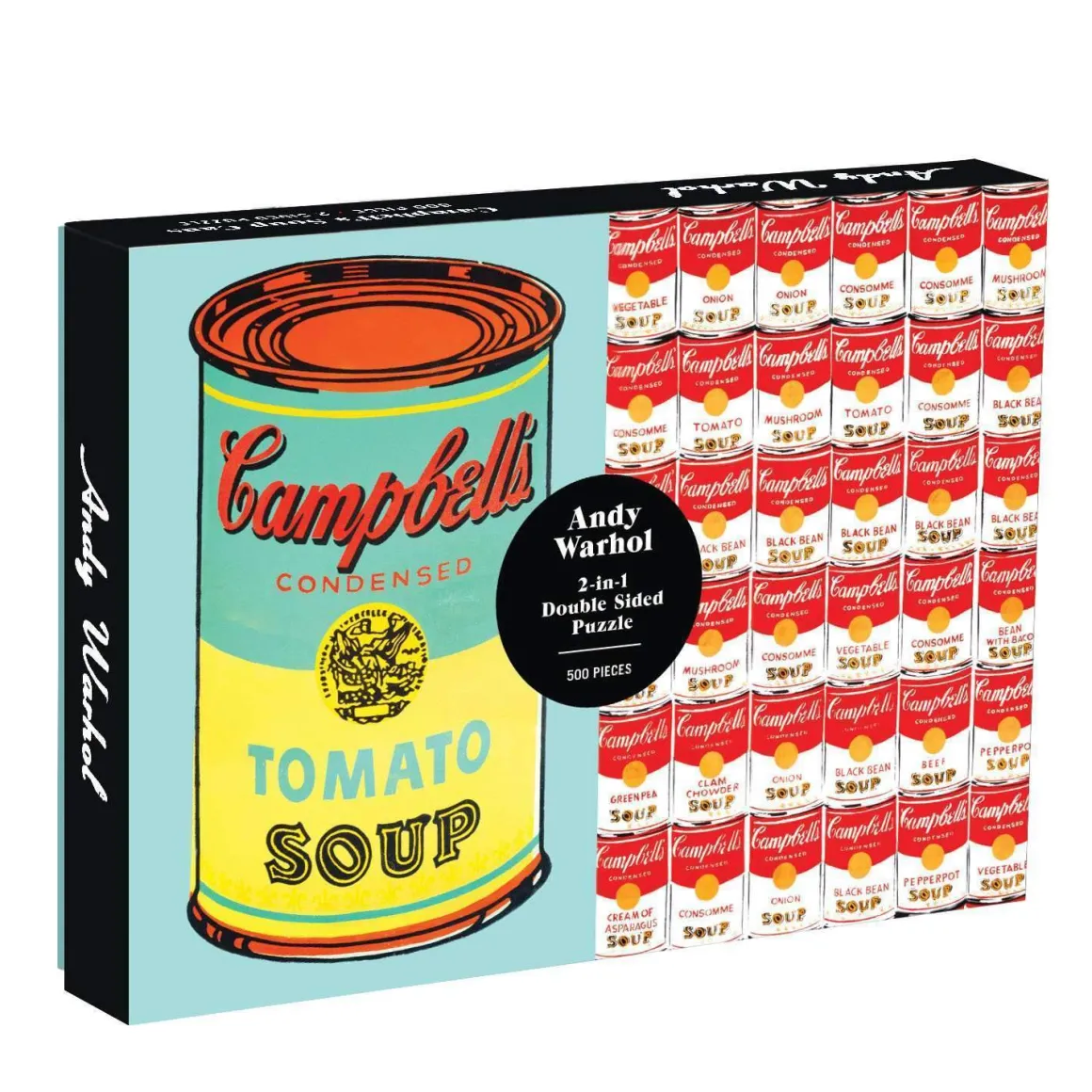Andy Warhol Soup Can Double-Sided 500 Piece Jigsaw Puzzle