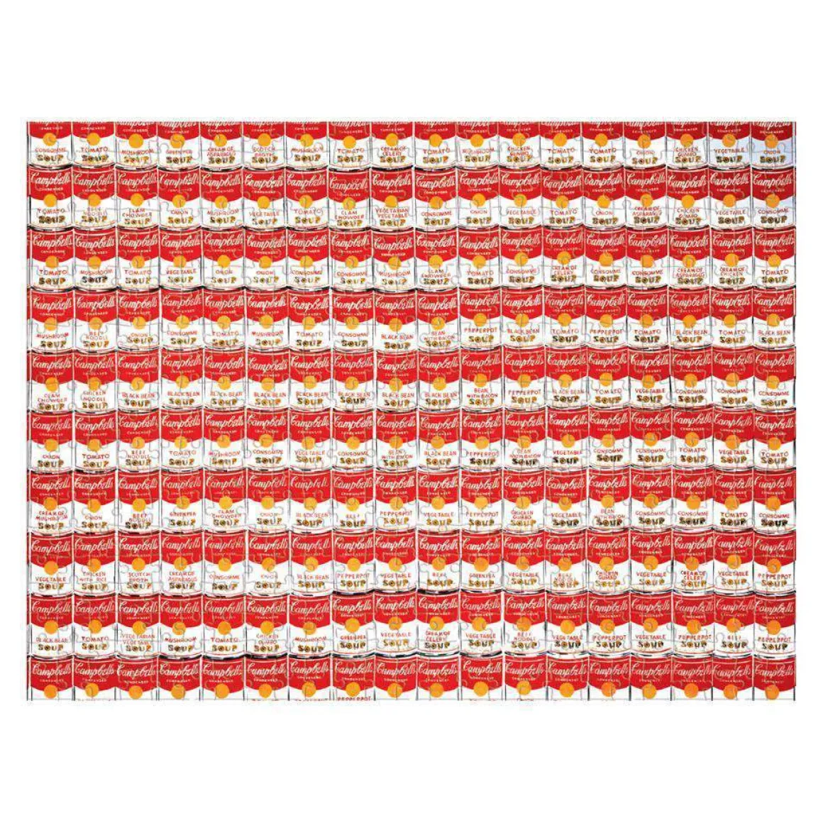 Andy Warhol Soup Can Double-Sided 500 Piece Jigsaw Puzzle