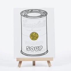 Andy Warhol Soup Can Paint By Number Kit