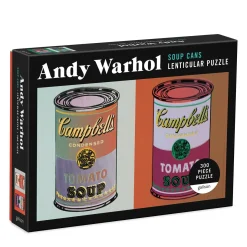 Andy Warhol Soup Cans 300 Piece Lenticular Jigsaw Puzzle