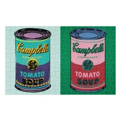 Andy Warhol Soup Cans 300 Piece Lenticular Jigsaw Puzzle