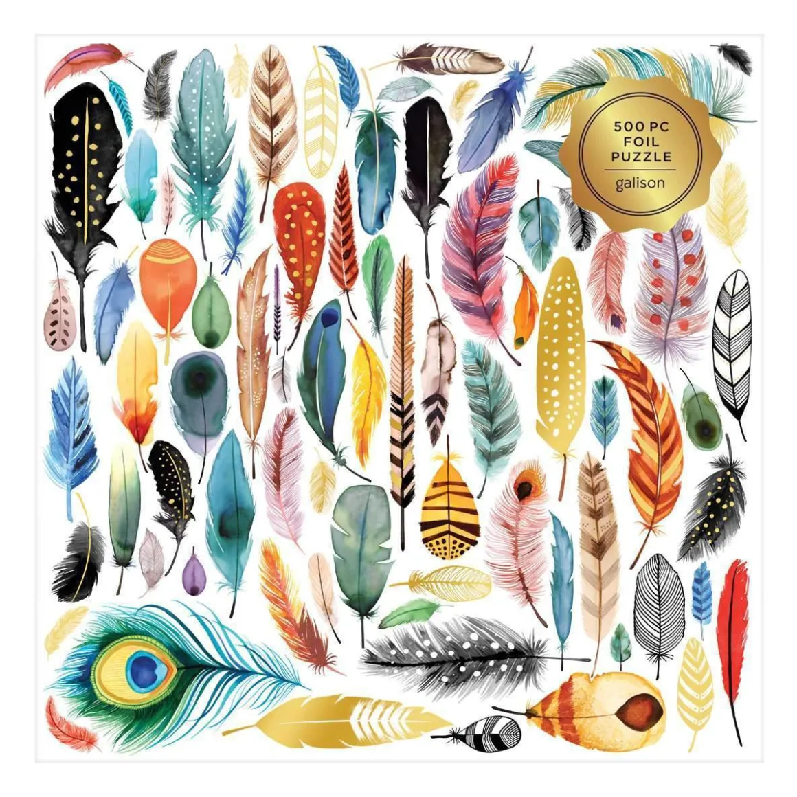 Arrows & Feathers 500 Piece Foil Jigsaw Puzzle