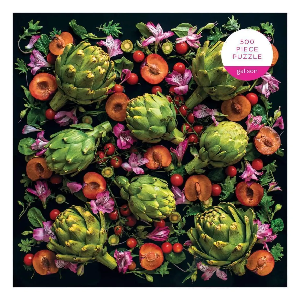 Artichoke Floral 500 Piece Jigsaw Puzzle