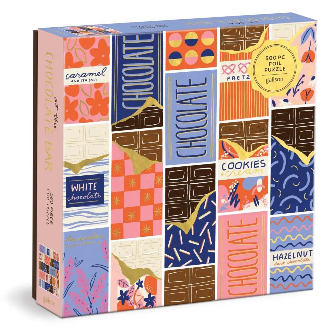 At the Chocolate Bar 500 Piece Foil Puzzle