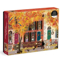 Autumn in the Neighborhood 1000 Piece Puzzle