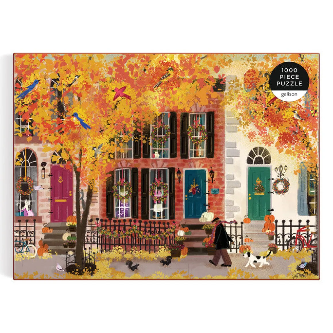 Autumn in the Neighborhood 1000 Piece Puzzle