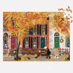Autumn in the Neighborhood 1000 Piece Puzzle