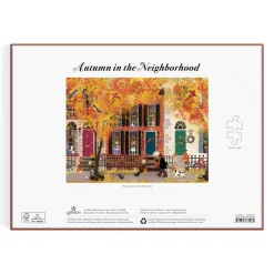 Autumn in the Neighborhood 1000 Piece Puzzle