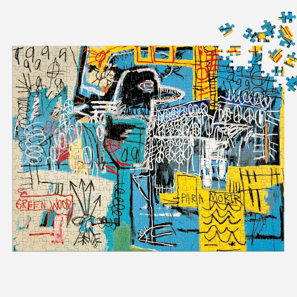 Basquiat Bird on Money 500 Piece Book Puzzle