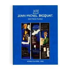 Basquiat Horn Players 500 Piece Book Puzzle