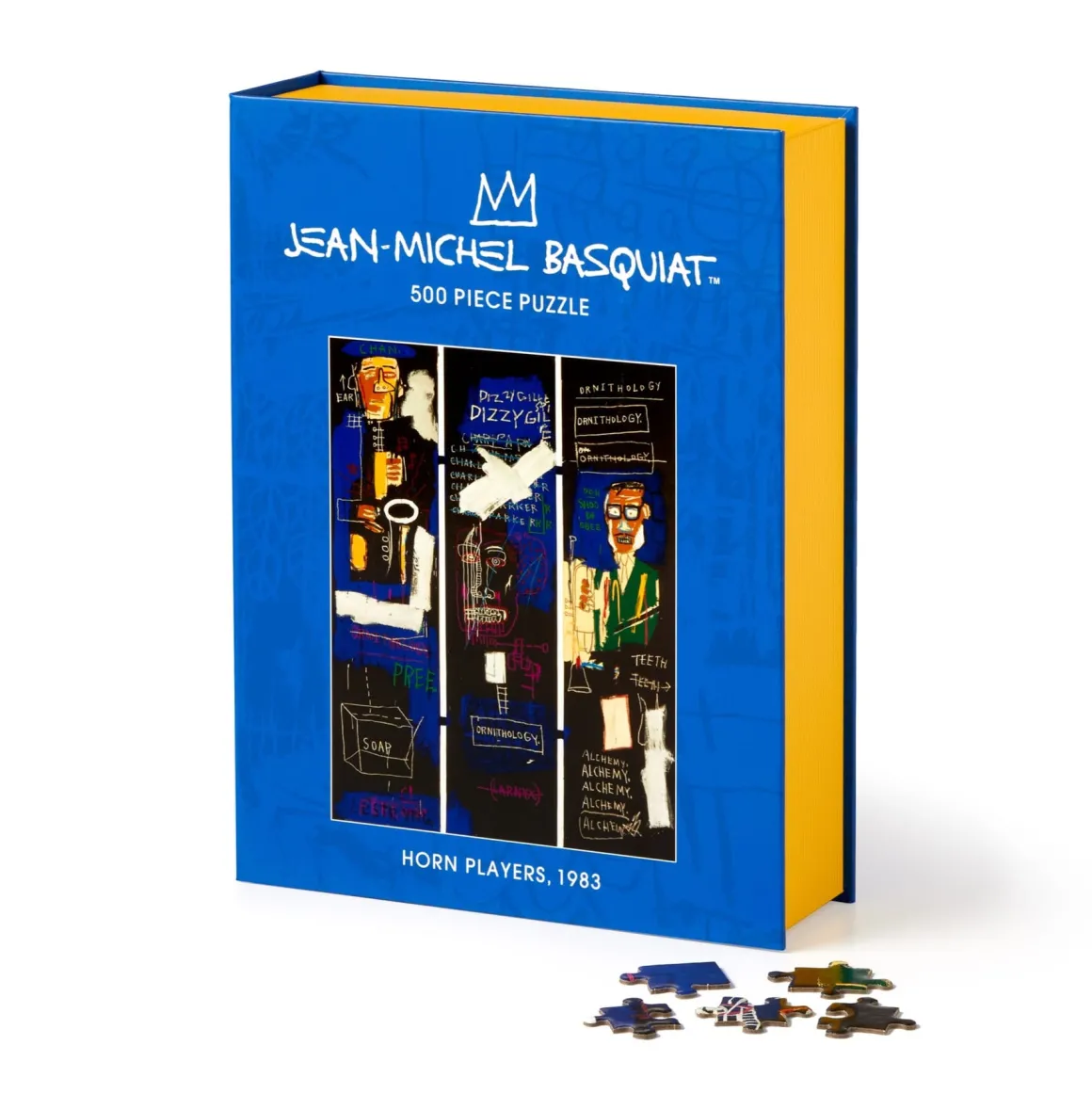 Basquiat Horn Players 500 Piece Book Puzzle