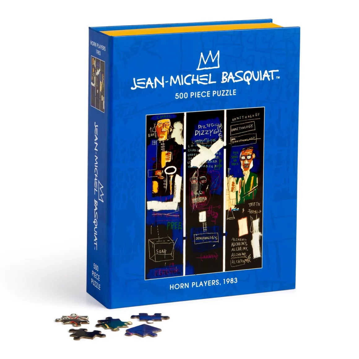Basquiat Horn Players 500 Piece Book Puzzle