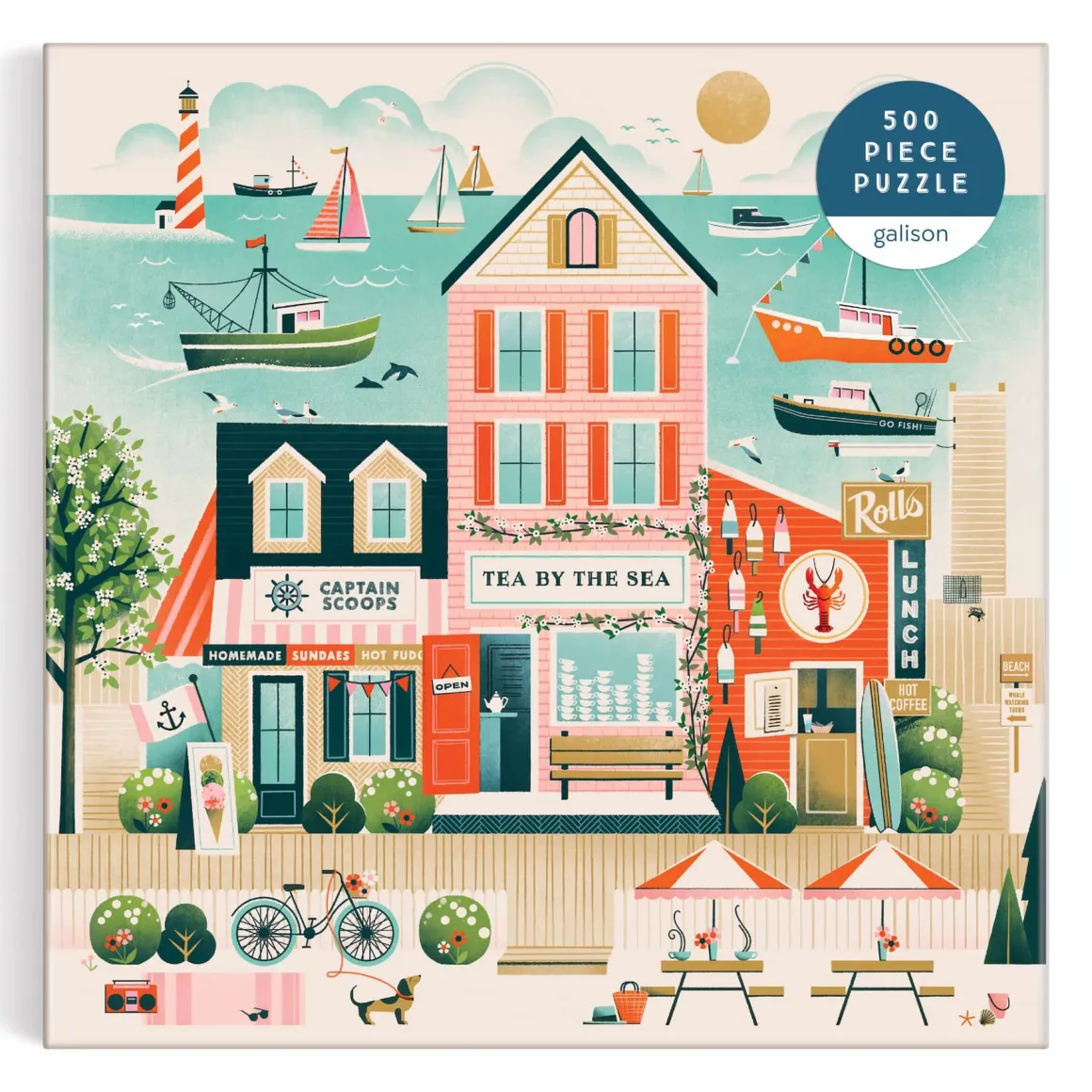 Beside the Sea 500 Piece Puzzle