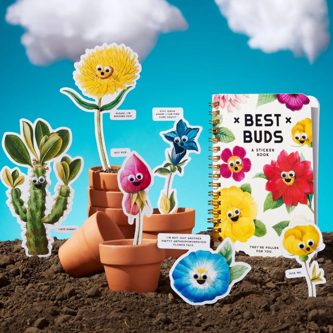 Best Buds Googly Sticker Book
