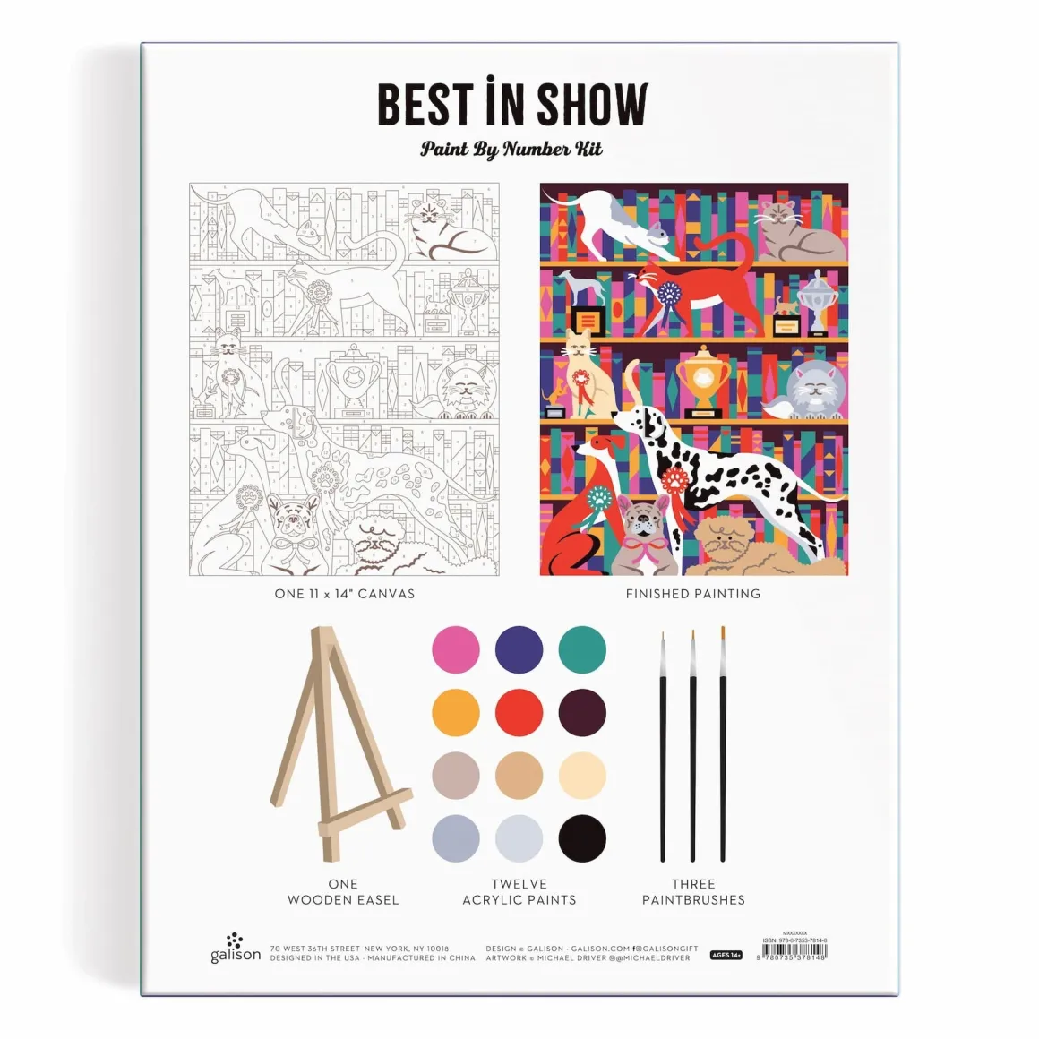 Best In Show 11 x 14 Paint By Number Kit