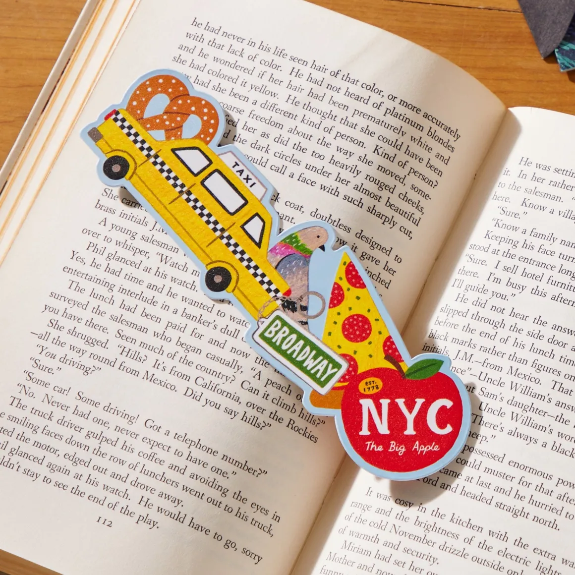Big Apple Paper Bookmark