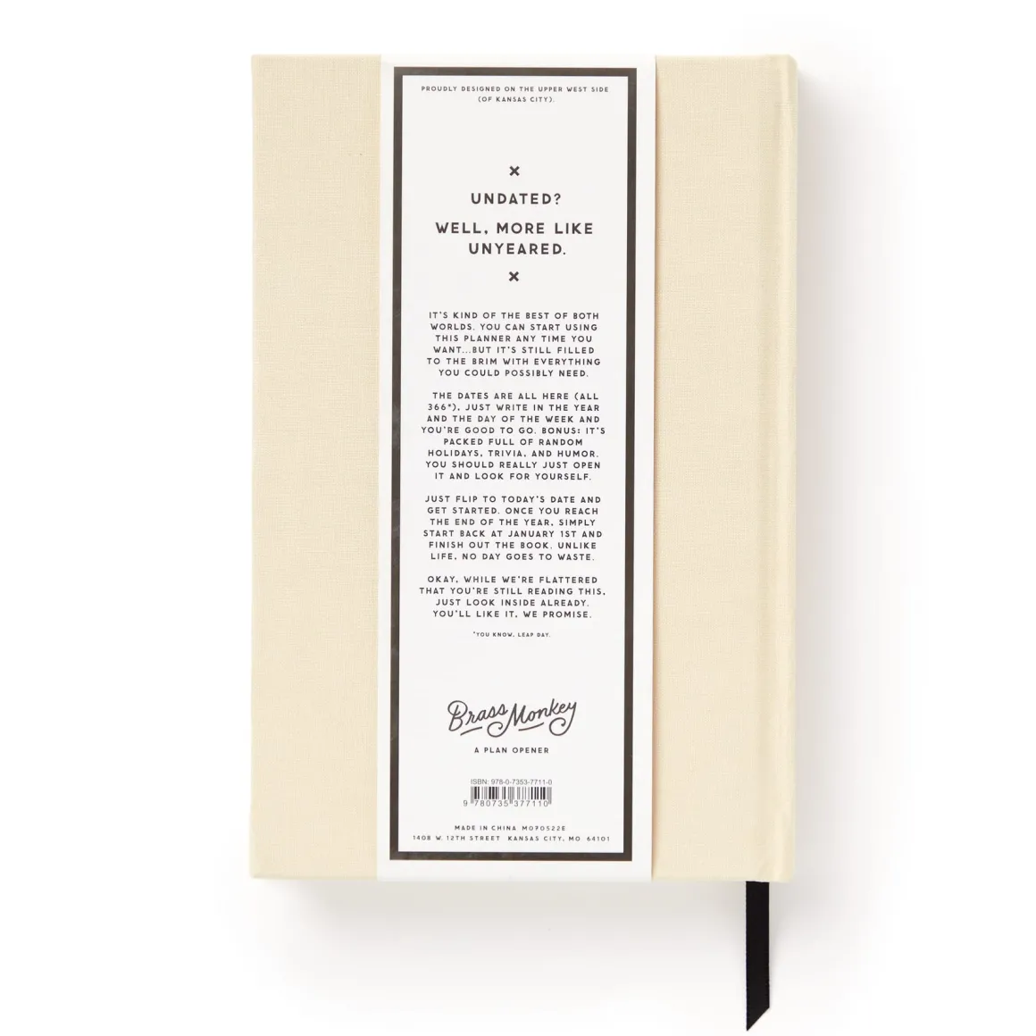 Big Plans Undated Standard Planner