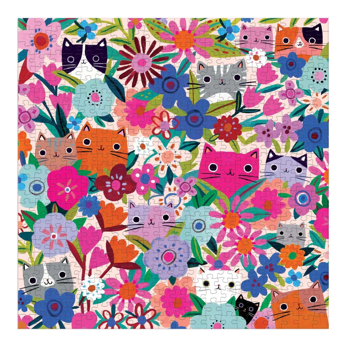 Blooming Cats 500 Piece Puzzle