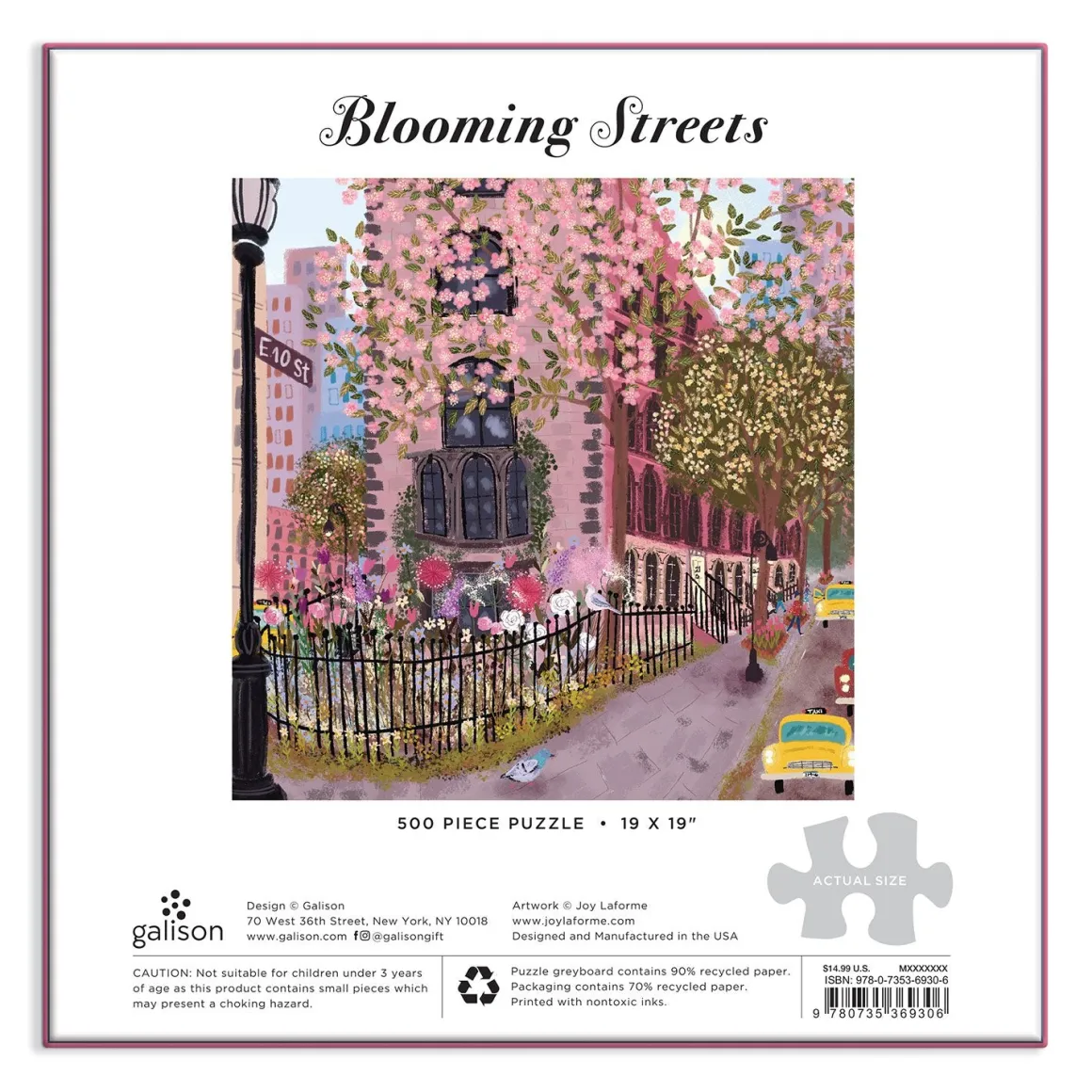 Blooming Streets 500 Piece Jigsaw Puzzle