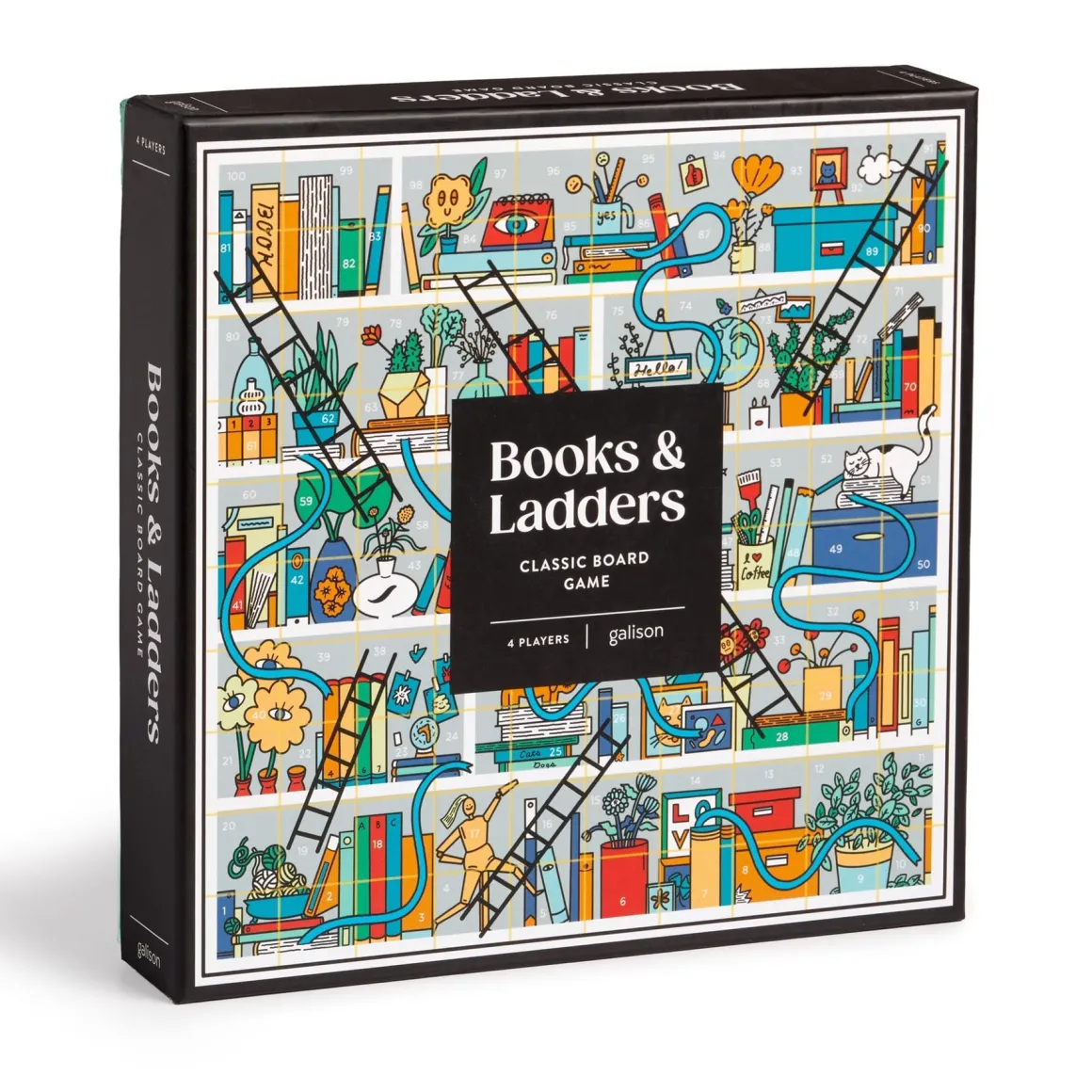 Books and Ladders Classic Board Game