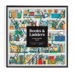 Books and Ladders Classic Board Game