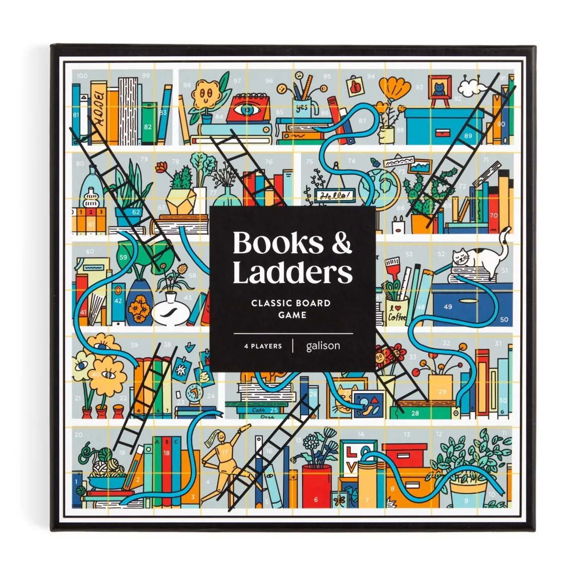 Books and Ladders Classic Board Game