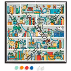 Books and Ladders Classic Board Game