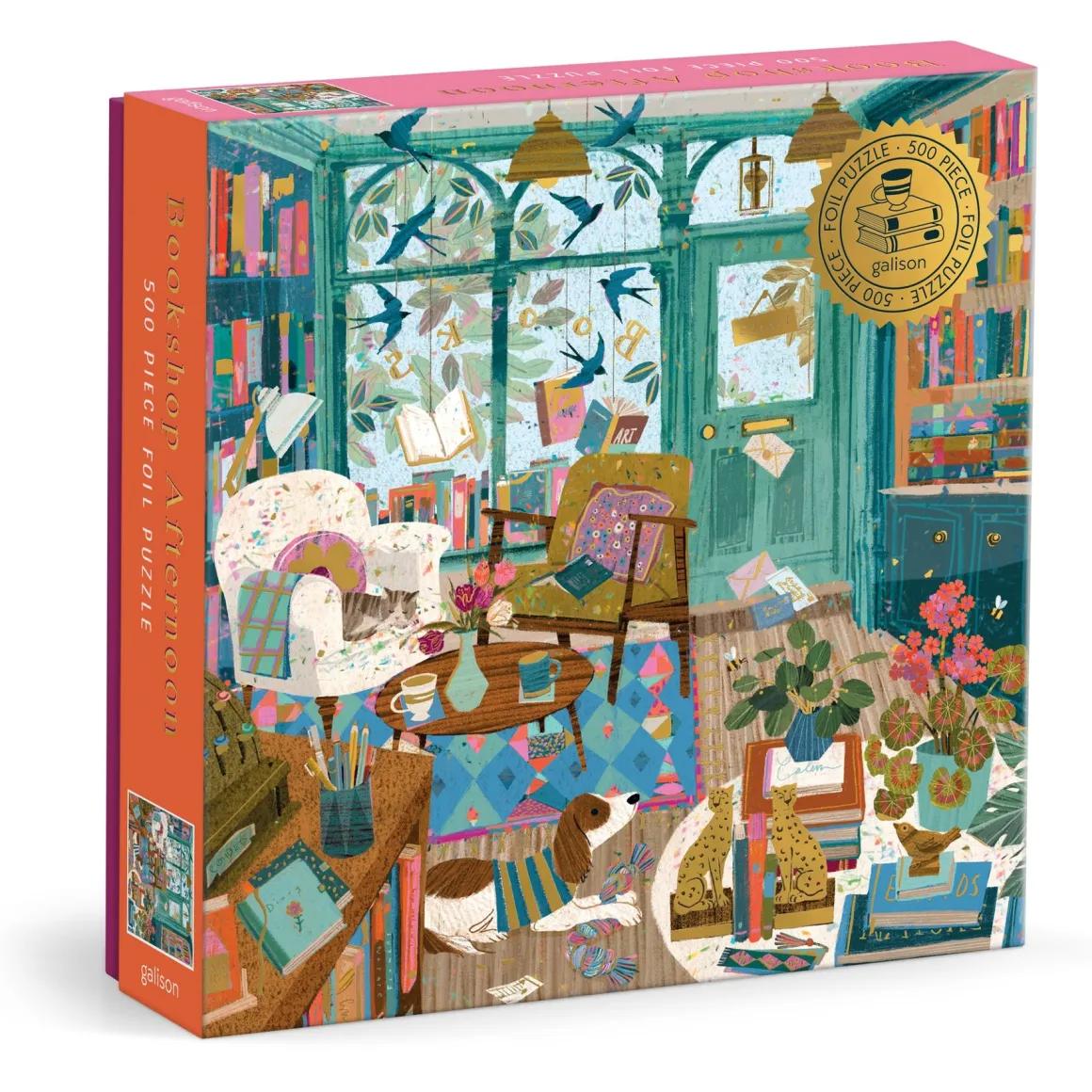 Bookshop Afternoon 500 Piece Foil Puzzle