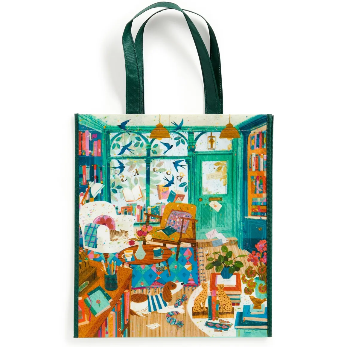 Bookshop Afternoon Reusable Shopping Bag