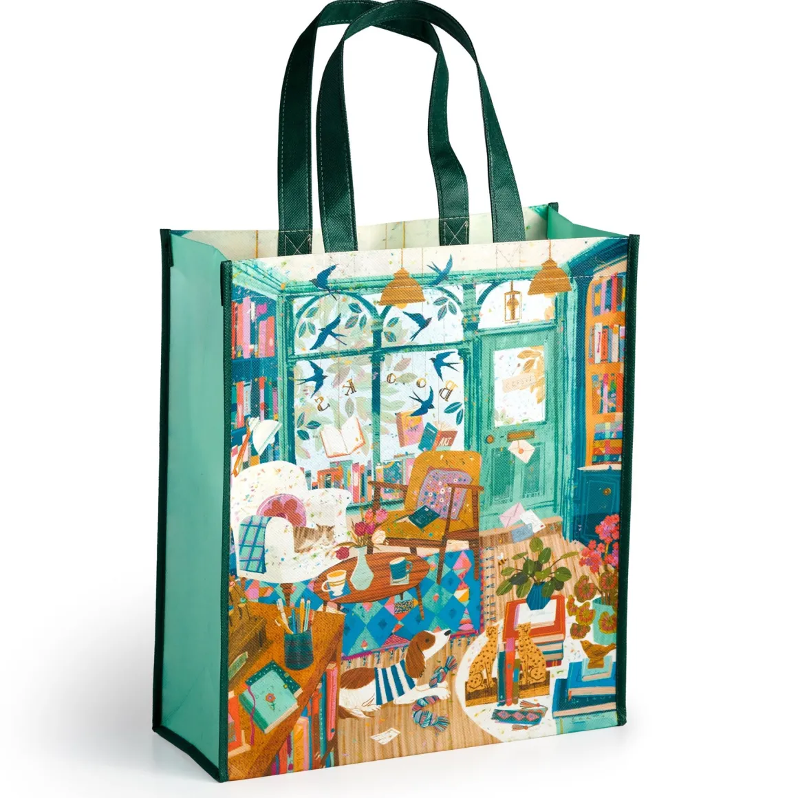 Bookshop Afternoon Reusable Shopping Bag
