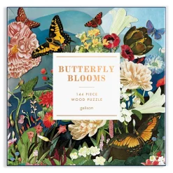 Butterfly Blooms 144 Piece Wood Jigsaw Puzzle