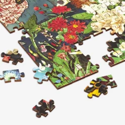 Butterfly Blooms 144 Piece Wood Jigsaw Puzzle