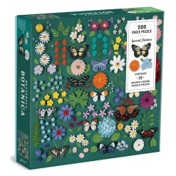 Butterfly Botanica 500 Piece Puzzle with Shaped Pieces