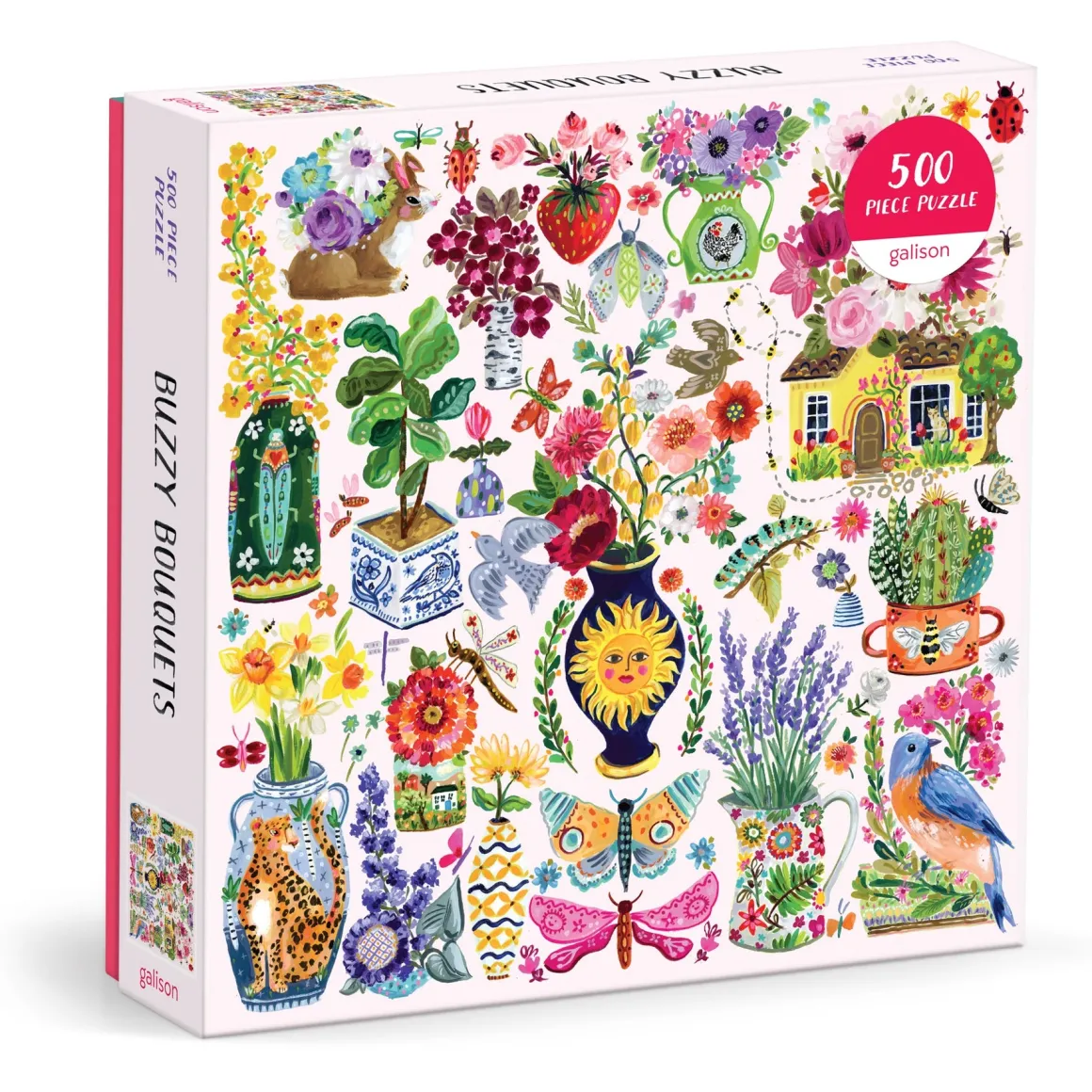 Buzzy Bouquets 500 Piece Puzzle