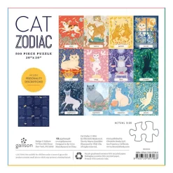 Cat Zodiac 500 Piece Jigsaw Puzzle